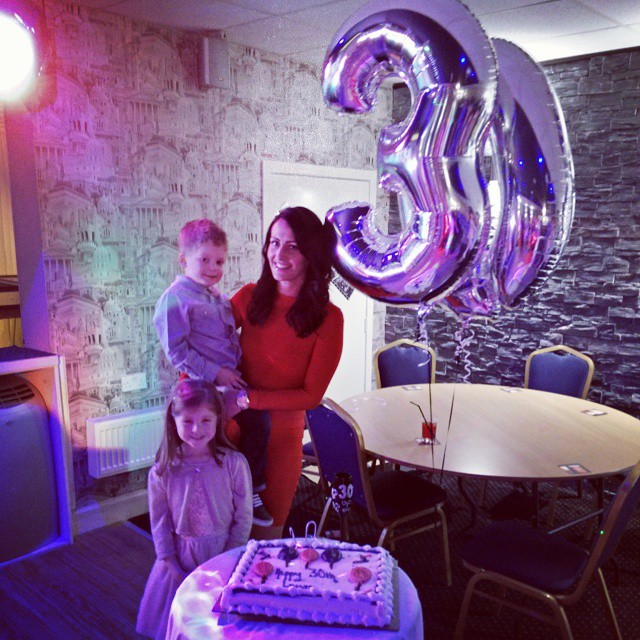 Posing with the Birthday Girl